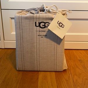 Ugg linen cotton beige duvet cover